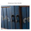 Banc de rangement pour chaussures en bois massif Country Country