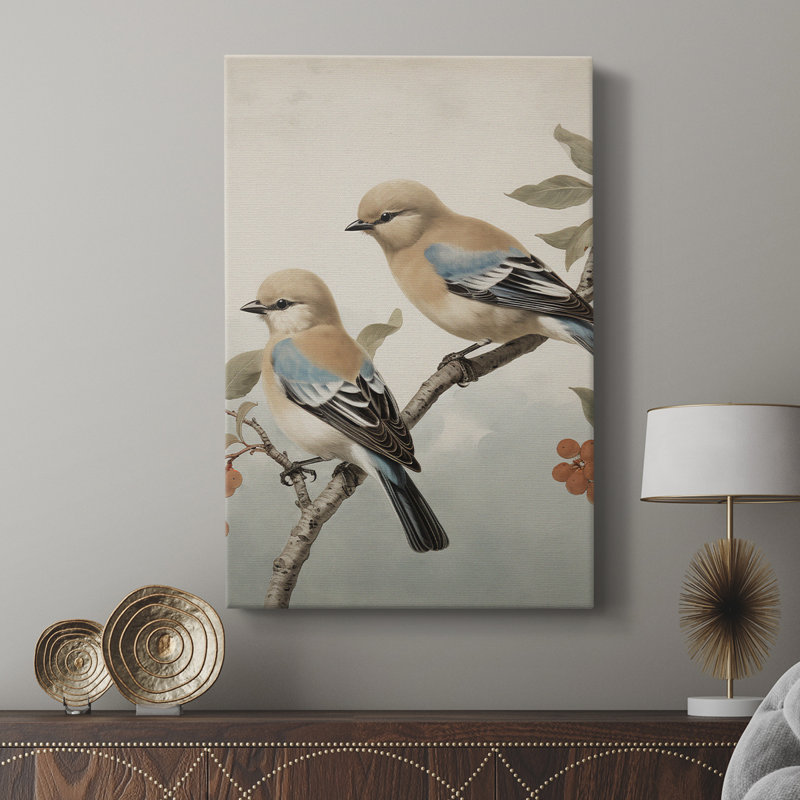 Imprimé animalier rétro - Cavas enveloppés de galerie, H 27 po x l 18 po