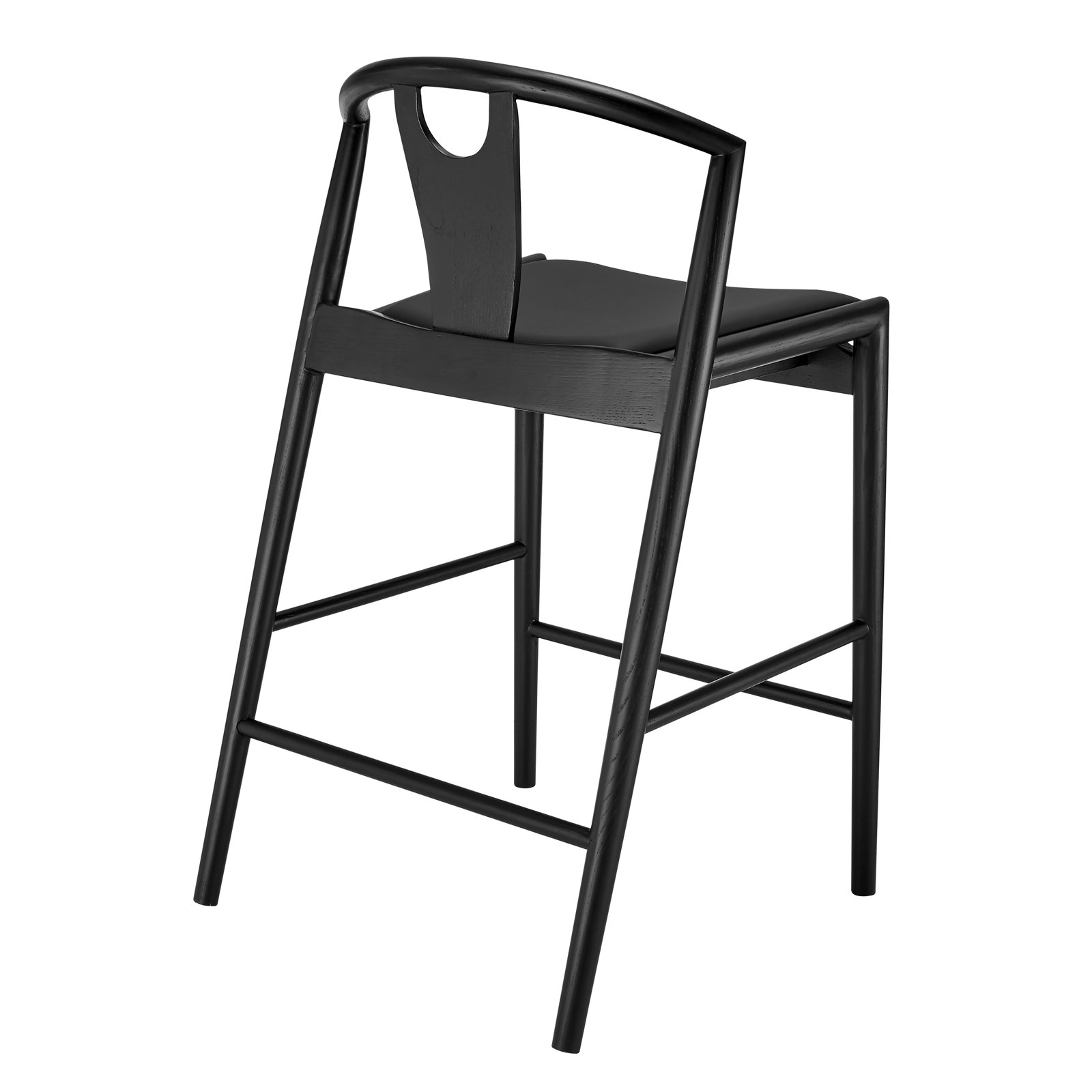 Ambra 25.5 " Bar Stool, Black