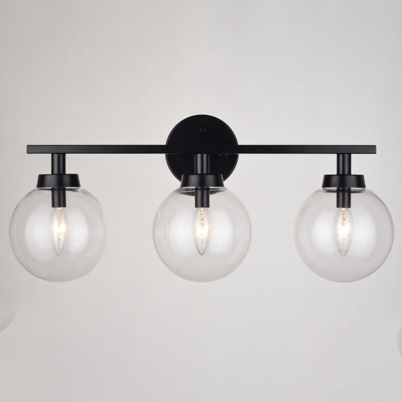 Éclairage pour meuble-lavabo à intensité variable Carnie, Trois lumières
