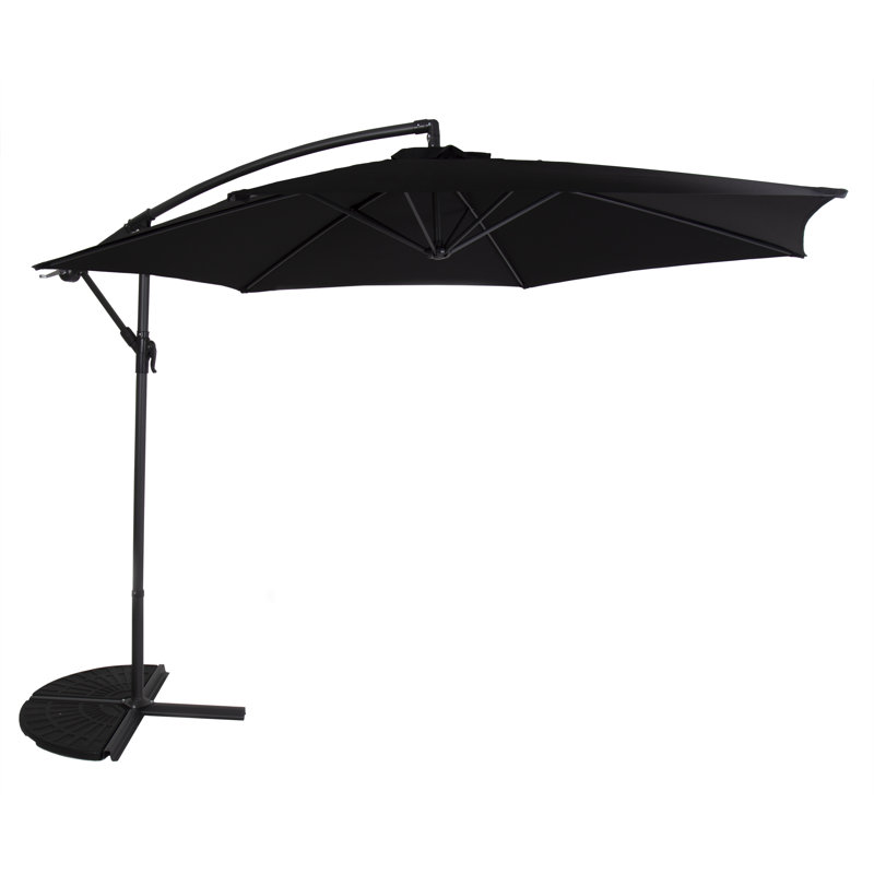 300cm Cantilever Parasol, Black