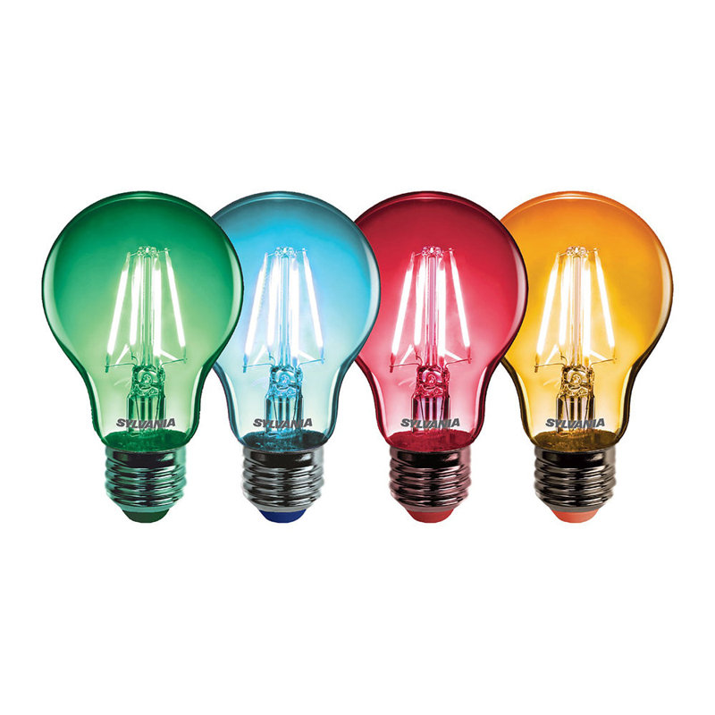 Sylvania ToLedo Retro Chroma LED Filament Light Bulb E27 - Pack of 4