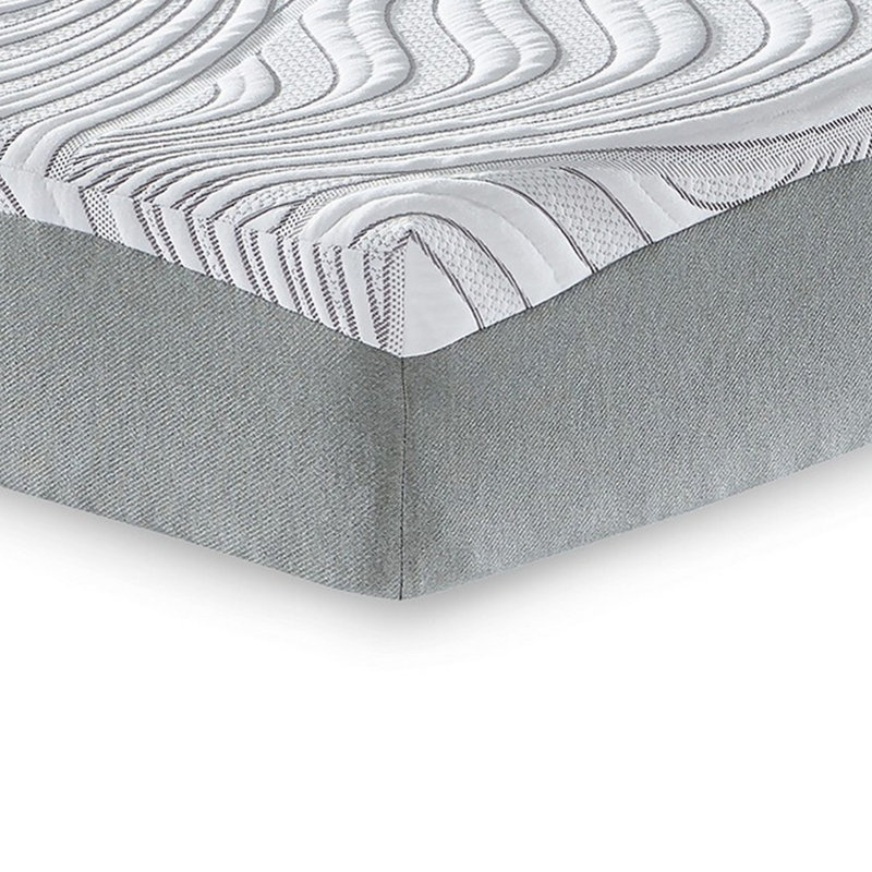 8-Inch White Memory Foam Queen Mattress