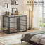 Meuble de 48 po avec cage rotative pour chien-117060506