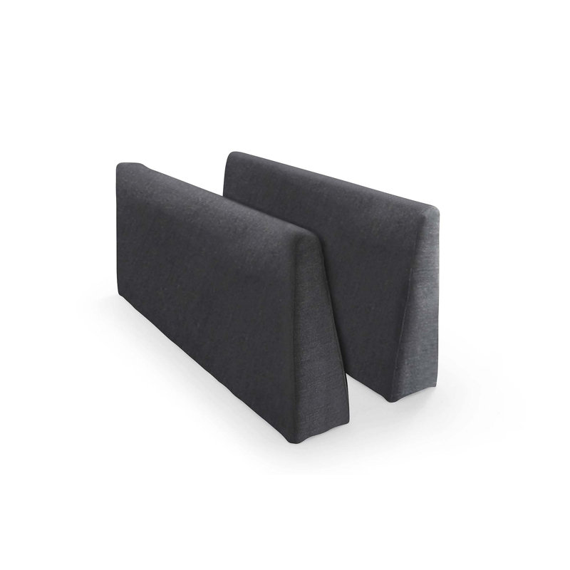 Canapé modulaire polyvalent avec repose-pieds convertible pour espaces variés, Gris