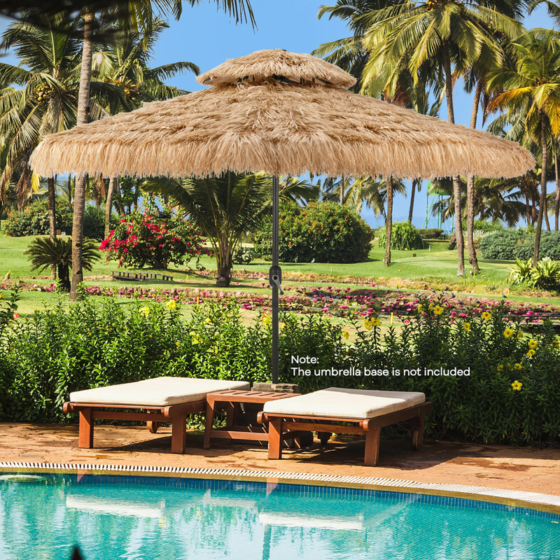 Parasol de plage éclairé 120 po Mcreynolds Hartsock