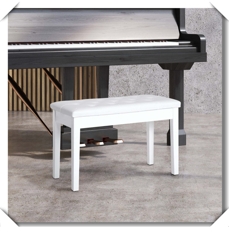 Chaise de piano, Blanc