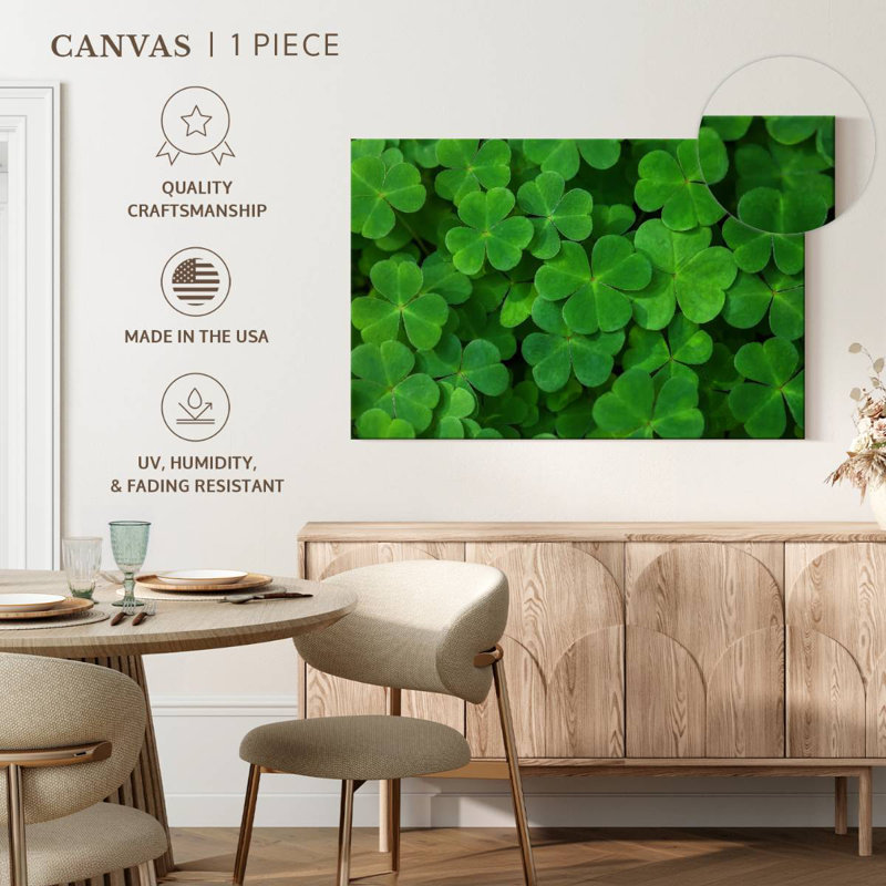 Harnek Green Shamrock Cluster, 34" H x 51" W