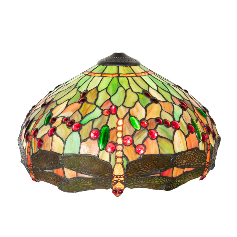 Abat-jour fantaisie en verre Hanginghead Dragonfly H 10 po x l 16 po