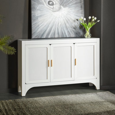 Norman Wyatt Home - Hampton - Three Door Cabinet - White Finish