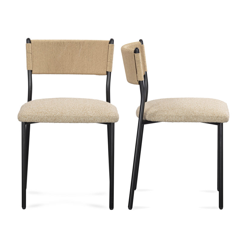 Ensemble de 2 chaises de salle à manger Celine, Tanné