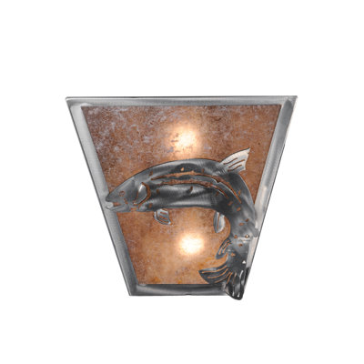 Steel Flush Mounted Sconce