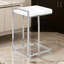 Accent Table, C-shaped, End, Side, Snack, Living Room, Bedroom, Metal, Laminate-446388378-442900357