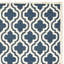 Tapis bleu marine / ivoire Ruben-19277064