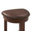 Ensemble de table de bar 4 pièces avec 3 tabourets de bar rembourrés en polyuréthane, table de petit-déjeuner avec 3 tabourets rembourrés, ensemble de table de salle à manger à hauteur de comptoir en bois massif pour le salon, la salle à manger.-2043255656