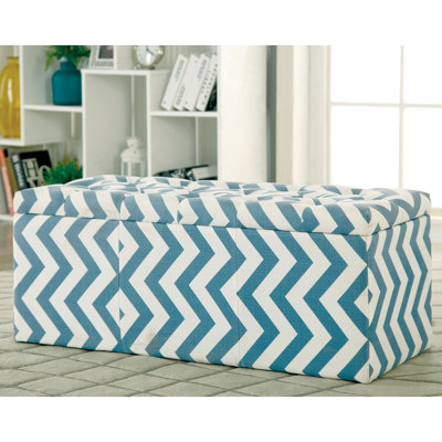 Banc de rangement rembourré Zarah