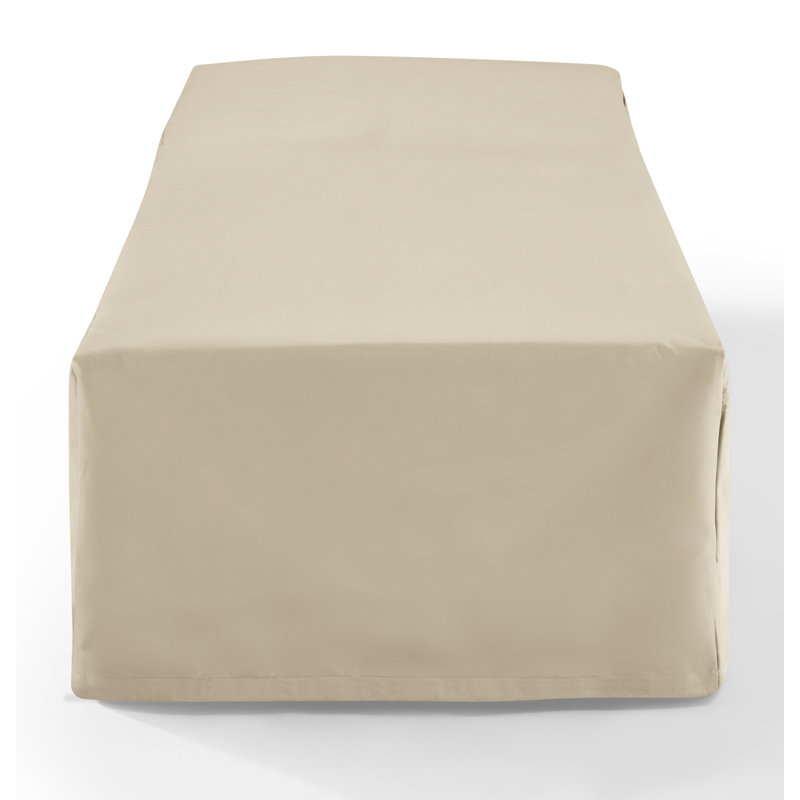 Housse pour chaise longue de patio, Brun clair