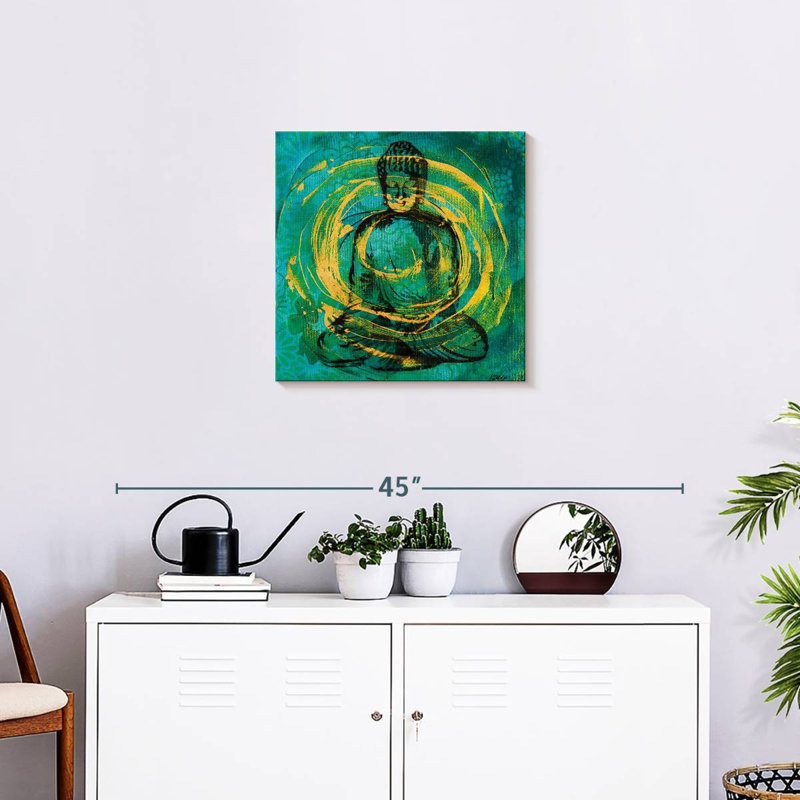 Javetta Centered Buddha, 20" H x 20" W