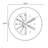 Green Round Wall Clock-1224939923