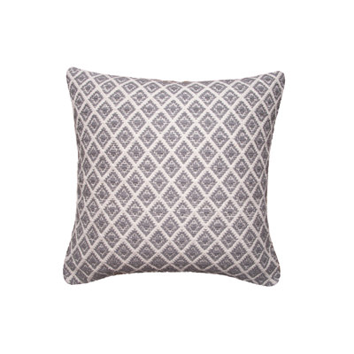 Bianca Geometric Woven Square Throw Pillow