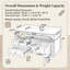 Meuble-lavabo mural en bois aggloméré 36 po avec lavabo à fermeture en douceur intégré en céramique brillante de 36 po avec tiroirs et lavabo simple en céramique à 3 trous-646743988