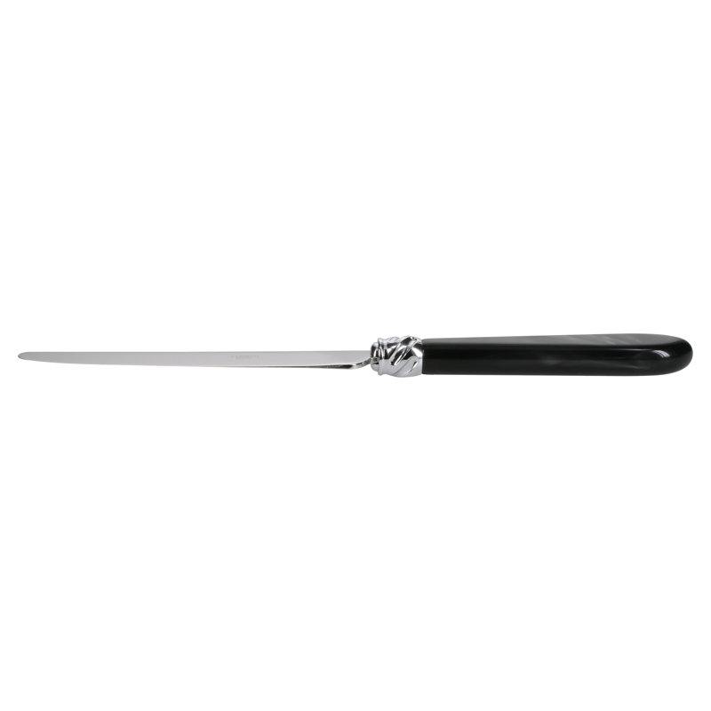 BIA Cordon Bleu Diana 5 Piece 18/10 Stainless Steel Flatware Set, Service for 1, Black