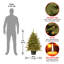 The Holiday Aisle® 3ft. Hampton Spruce Tree with Clear Lights