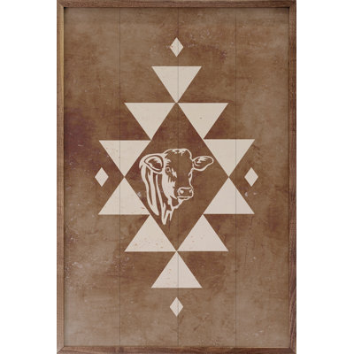 " Pattern Western With Cow "