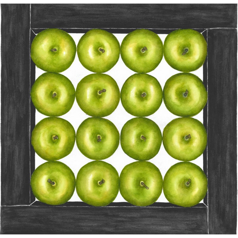 Apples Cubed by Jennifer Goldberger - Wrapped Canvas Print, 91cm H x 91cm W 