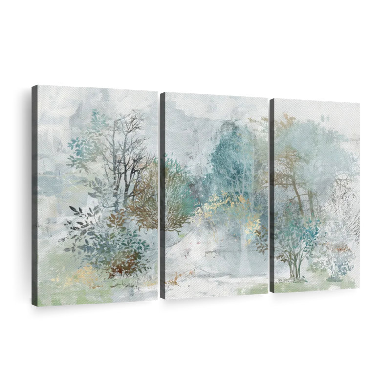 «Mysterious Forest», 3 pièces, H 48 po x l 74 po