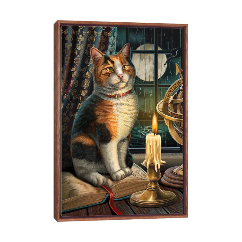 « Adventure attendant » par Lisa Parker-impression d’art graphique, H 48 po x l 32 po x P 1,5 po, Pas de tapis