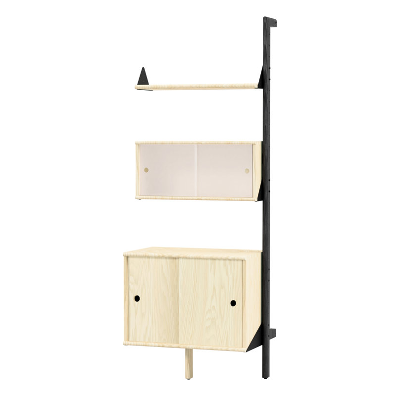 Branch Multi Storage Unit Add-On, Black/Blonde
