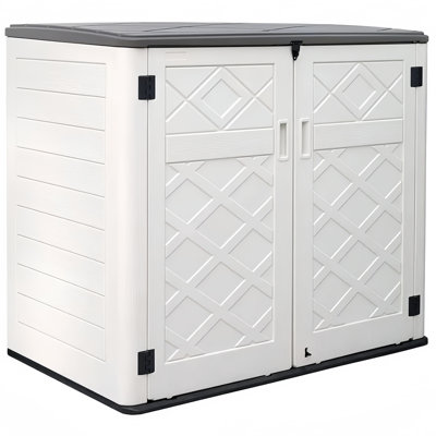 Yardgrace 360 Gallons Resin Outdoor Deck Box by Yardgrace