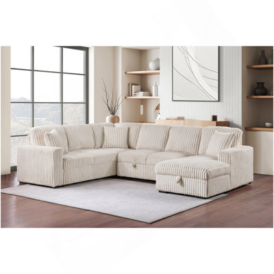 Thurston Camel Storage Sectional Sofa