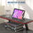 L Shaped Gaming Computer Desk with Adjustable Game Chair-1076601310