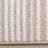 Kempst Neutral Beige Cream Striped Geometric Rug-542032410