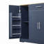Îlots de cuisine avec tiroirs et poubelles de rangement pour la cuisine et la salle à manger-1705977696