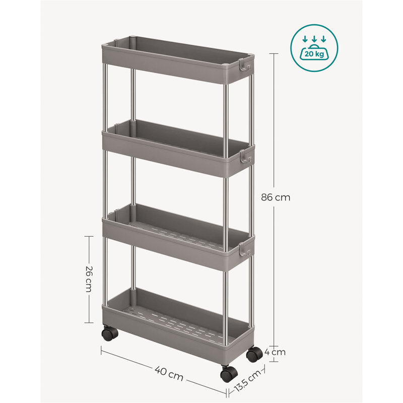 Highbridge Kitchen Cart, Grey