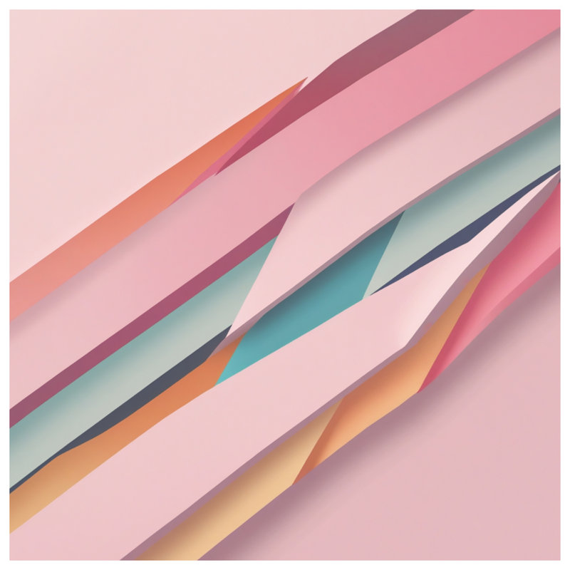 Layered Paper Abstract Comforter, Queen