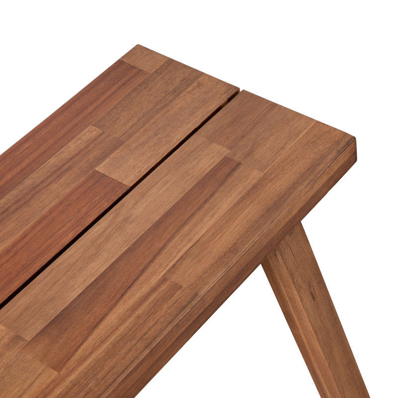 Banc de pique-nique en bois massif Nordquist, Brun