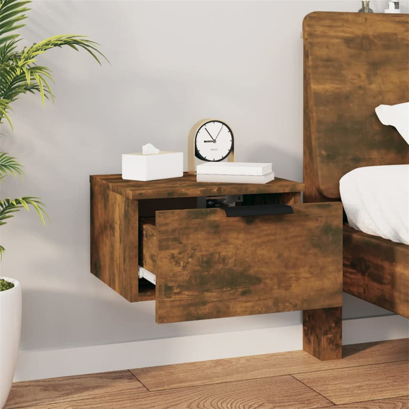 Zillah 34cm W Manufactured Wood Bedside Table