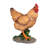 Hen and Rooster Animals Weather Resistant UV Resistant Polyresin Garden Statue
