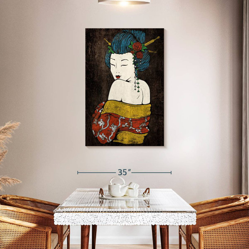 Leisha séduisante Geisha, H 45 po x l 30 po