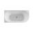 67  inch Freestanding Acrylic Bathtub in Glossy White