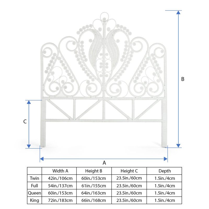 Aindriu Headboard, King, Natural
