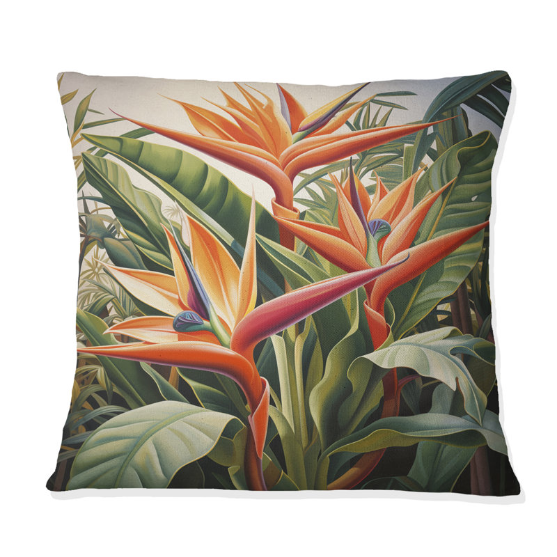 Coussin Birds Of Paradise, 16" x 16"