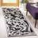 Ammundsen Floral Anthracite/Light Grey Area Rug