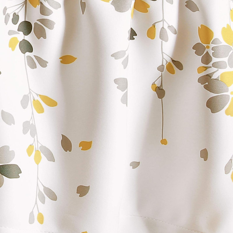 Weeping Flower Light Filtering Valance, Header,  - Floral Curtains - Valance Curtains - Bathroom & Kitchen Valances For Windows - Cottage & Farmhouse Décor