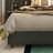 The Large Fabric Platform Bed Is Equipped With A Large Bedside Board. As The Highlight Of The Bedroom Furniture, It Uses A Grey Velvet Fabric To Highlight The Low -key Luxury.