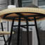 Round Metal Outdoor Side Table , 50cm cm W 50cm cm D-95982044